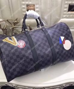 louis vuitton damier graphite keepall bandouliere 45