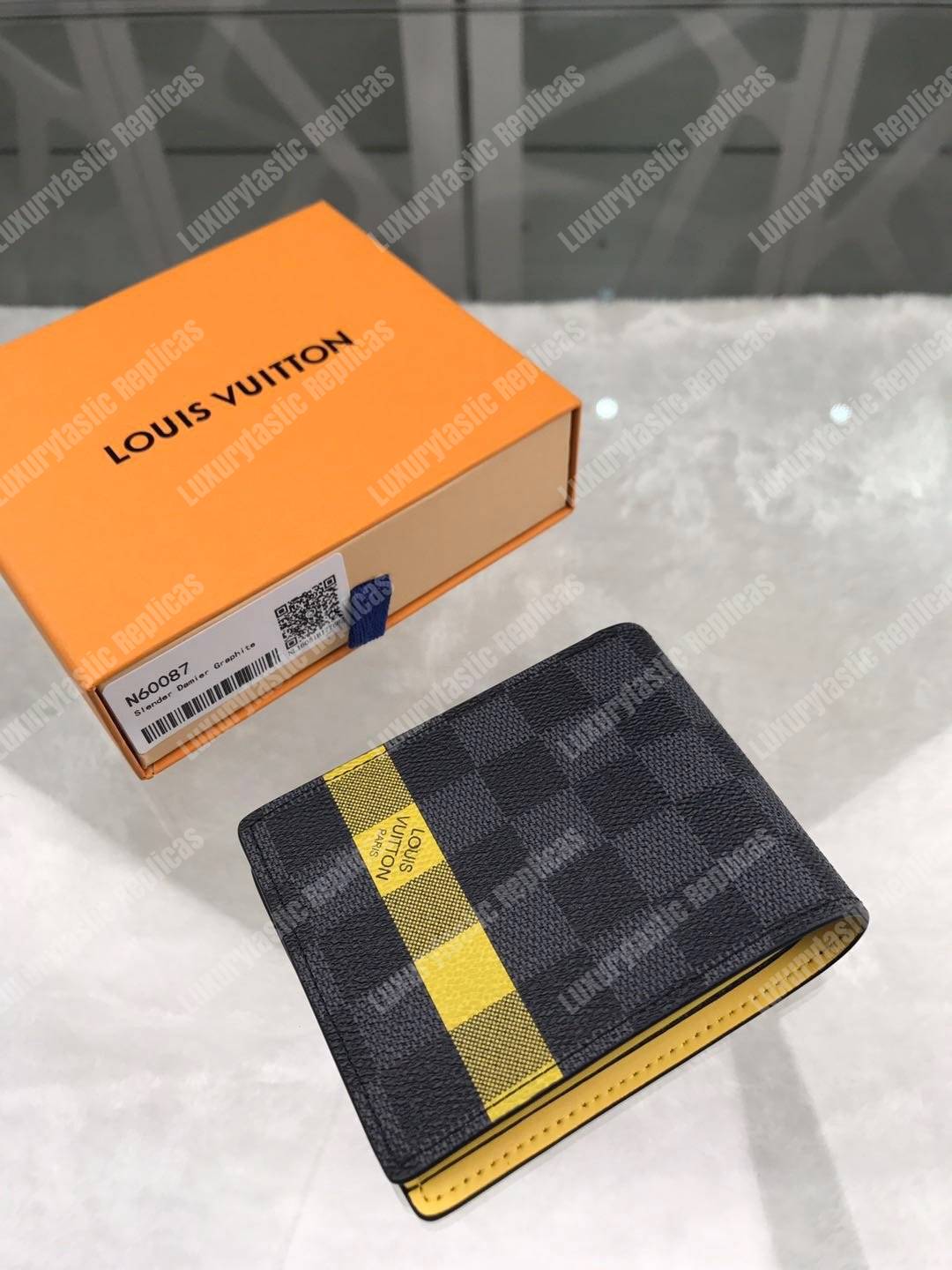 Louis Vuitton LV Slender wallet new Yellow Leather ref.502400
