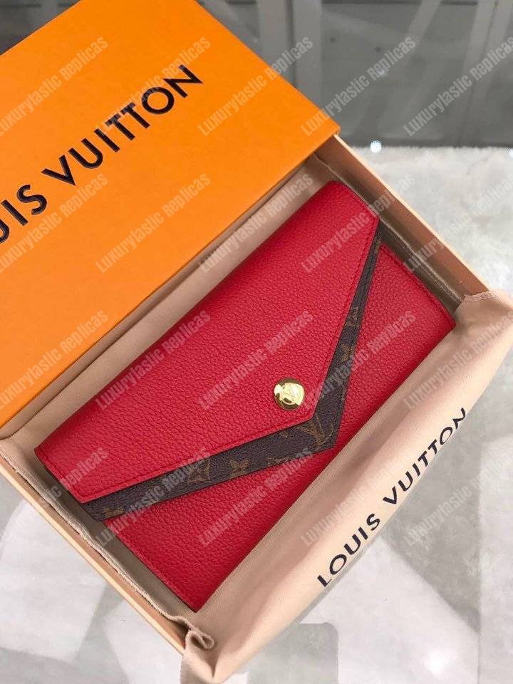 Louis Vuitton Doppel-V-Brieftasche Rubis - Bags Valley
