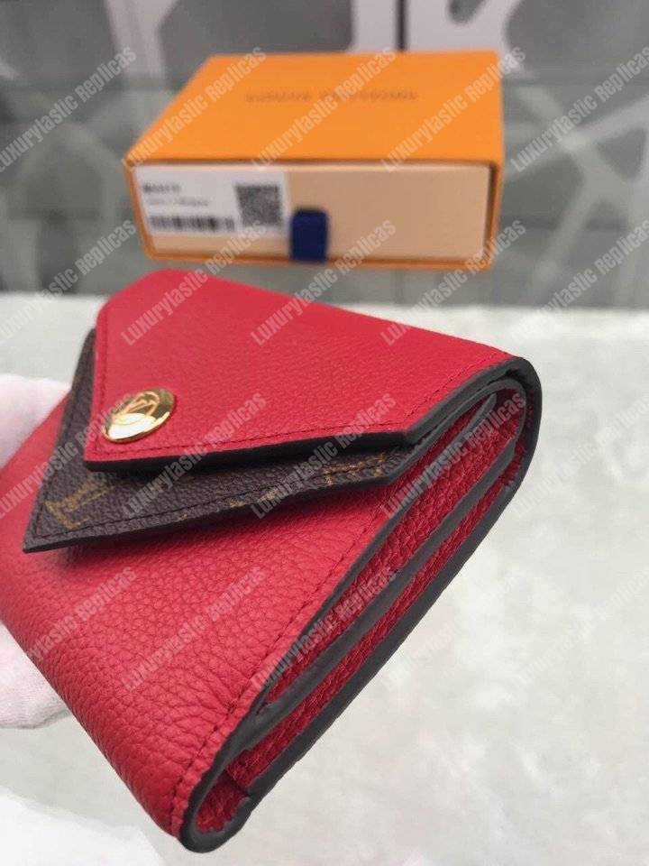 Louis Vuitton Double V Compact Wallet In Rubis