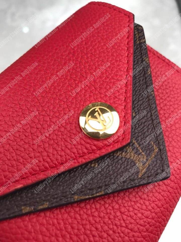 Louis Vuitton Double V Compact Wallet Rubis - Bags Valley