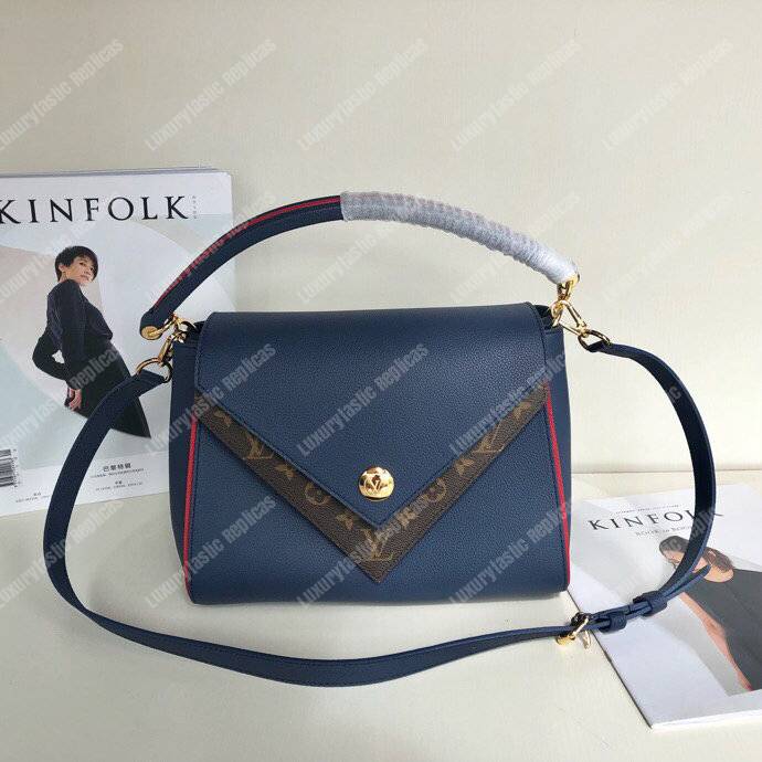 Louis Vuitton Double V Handbag Bleu Marine - Bags Valley
