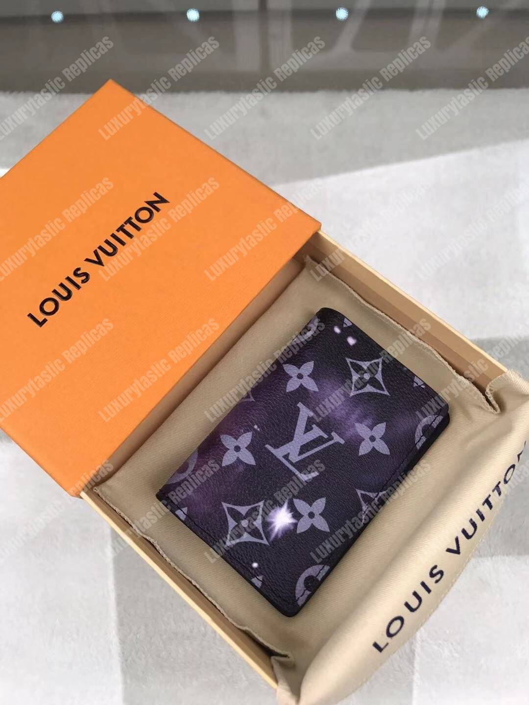 Replica Louis Vuitton Pocket Organizer Monogram Galaxy M63873