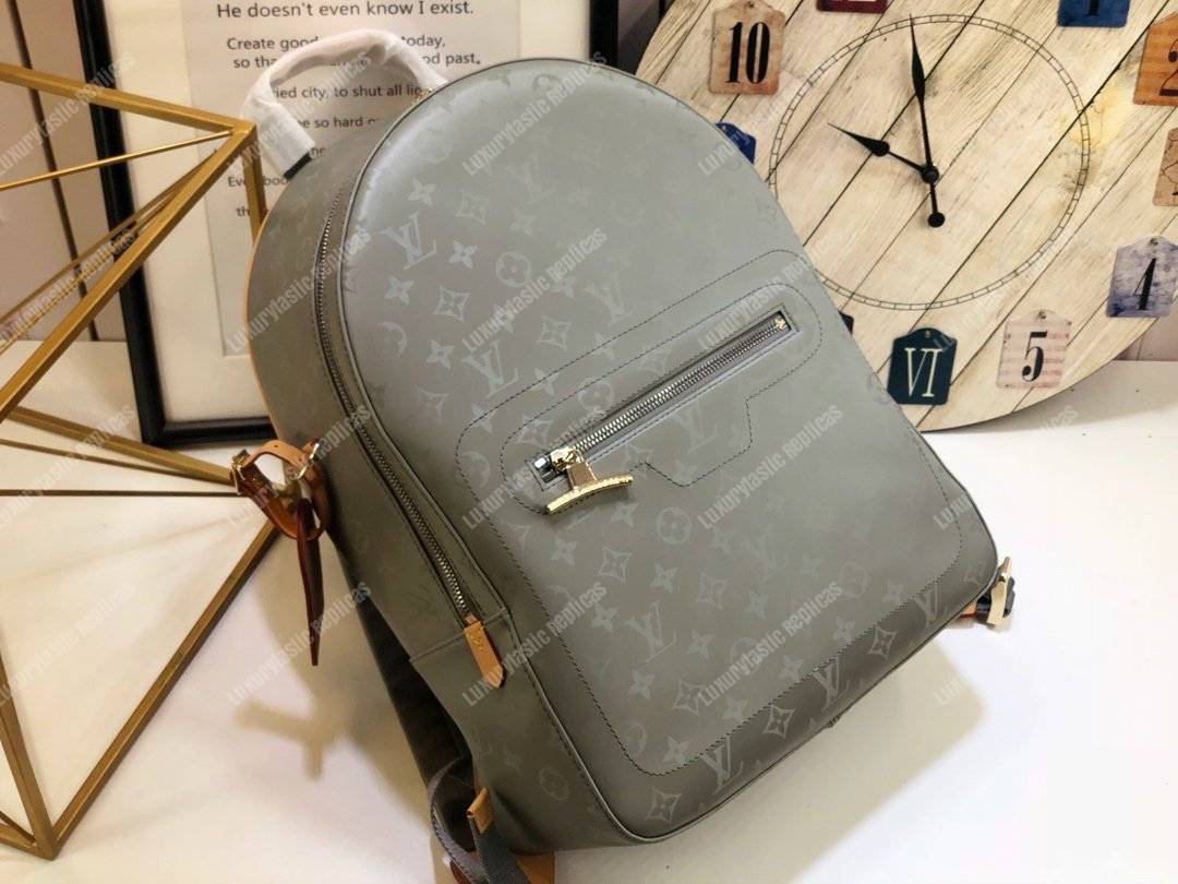 Louis Vuitton Titanium Backpack 6936