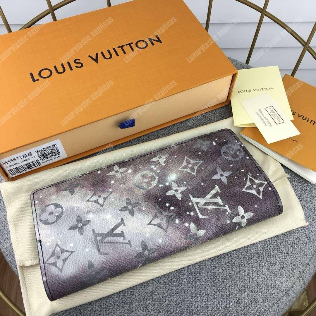 Louis Vuitton LV Portefeuille Brazza Monogram Galaxy Purse Long Wallet  M63871