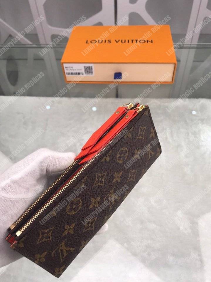 Louis Vuitton Adele Compact Wallet Orange - PurseValley Factory