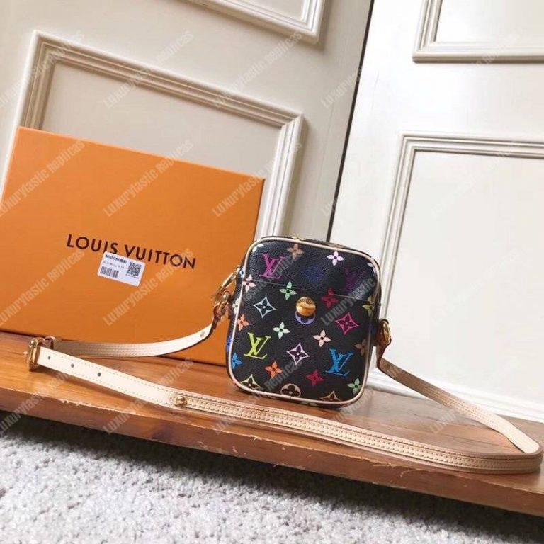 Louis Vuitton Rift Shoulder Bag Multicolor Rift Monogram Black - Bags ...