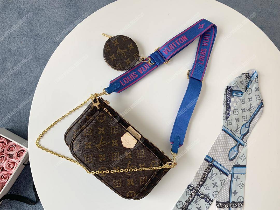 Louis Vuitton Multi Pochette Accessoires Digital Exclusive Prelaunch  Monogram Blue - Bags Valley