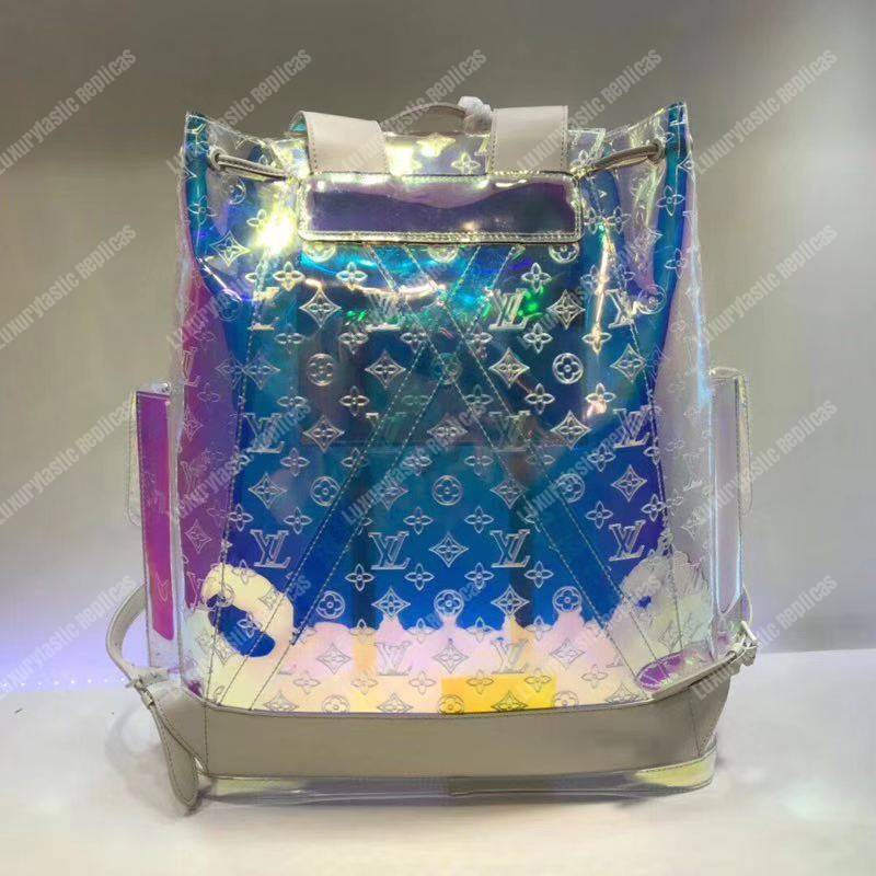 Louis Vuitton Christopher Backpack GM Monogram Iridescent Prism