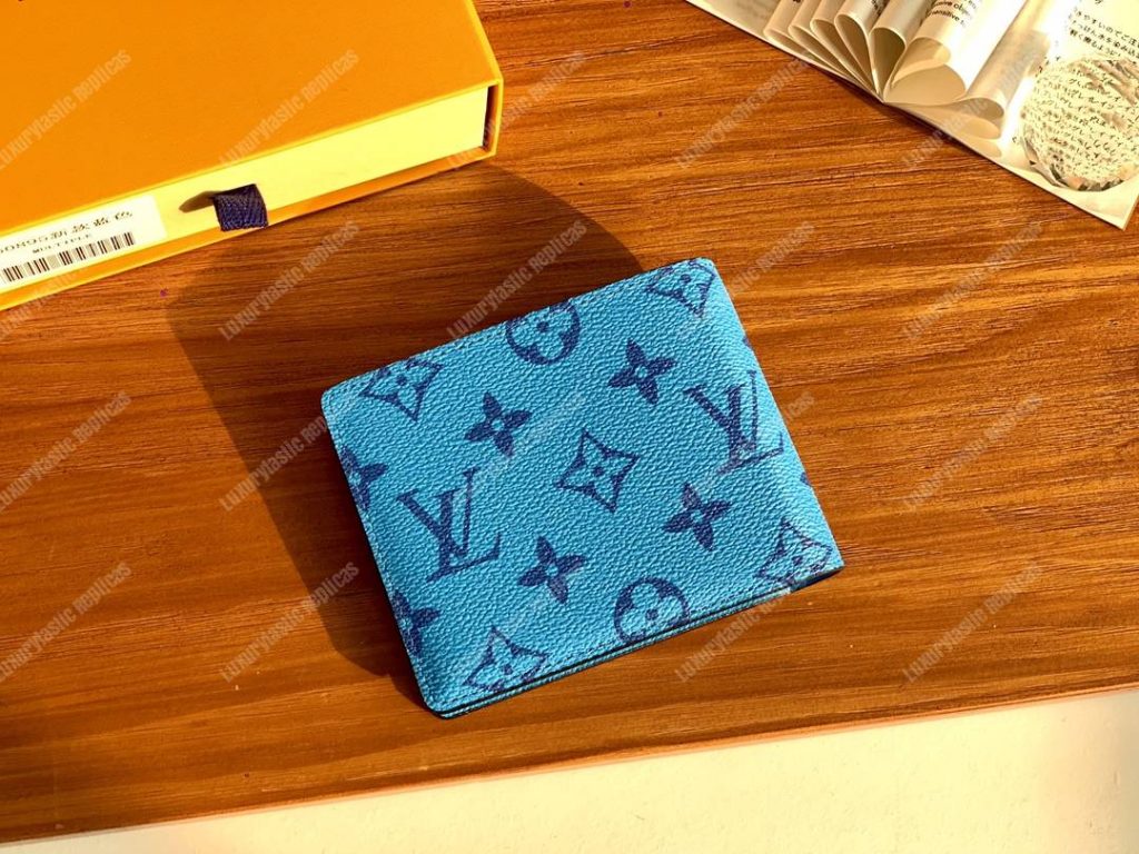 Louis Vuitton Multiple Wallet Blue - Bags Valley