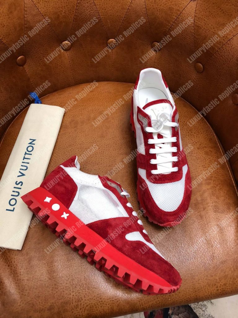 Louis Vuitton Runner Sneaker Red - Bags Valley