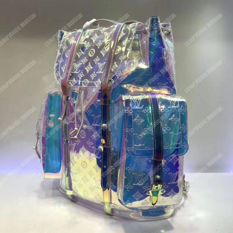 Louis Vuitton Christopher Backpack GM Monogram Iridescent Prism