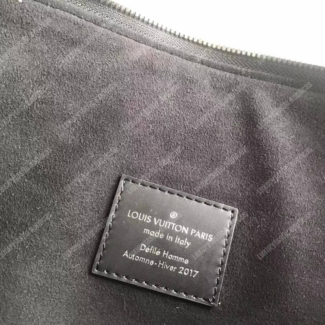 Louis Vuitton x Supreme Bumbag Epi Black - Bags Valley