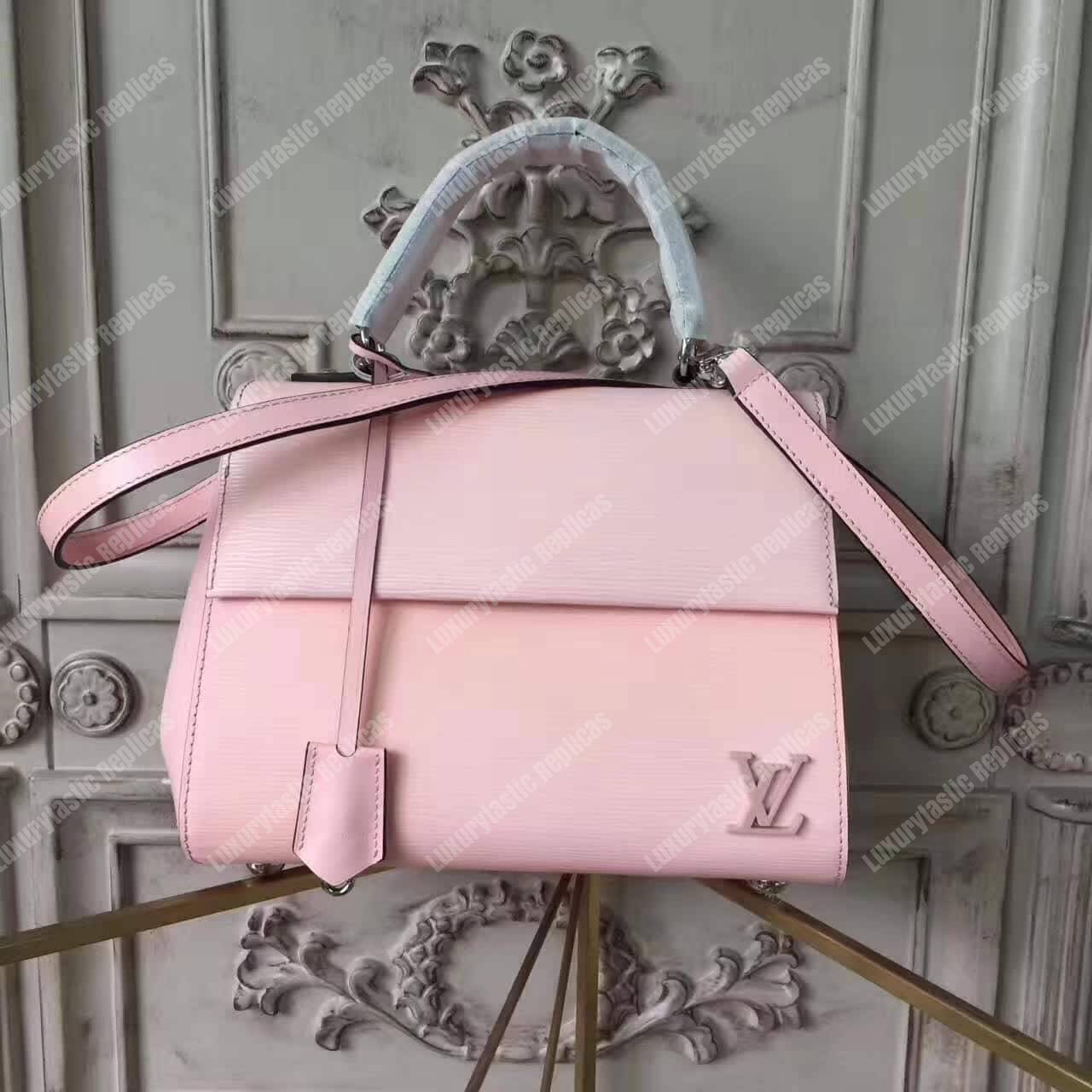 Louis Vuitton Epi Cluny Bb Rose Ballerine 452187