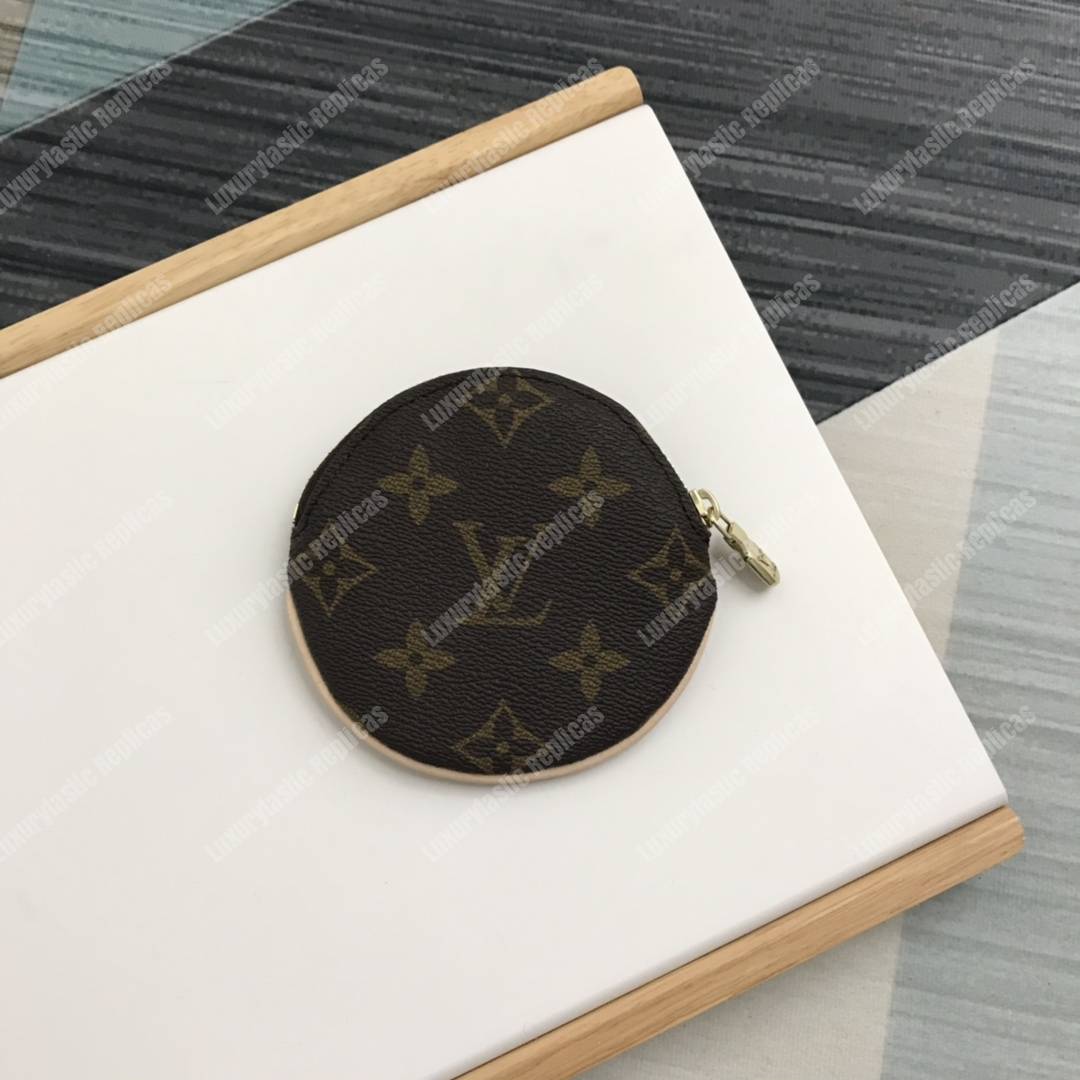 Monedero redondo con monograma de Louis Vuitton - Gaja Refashion