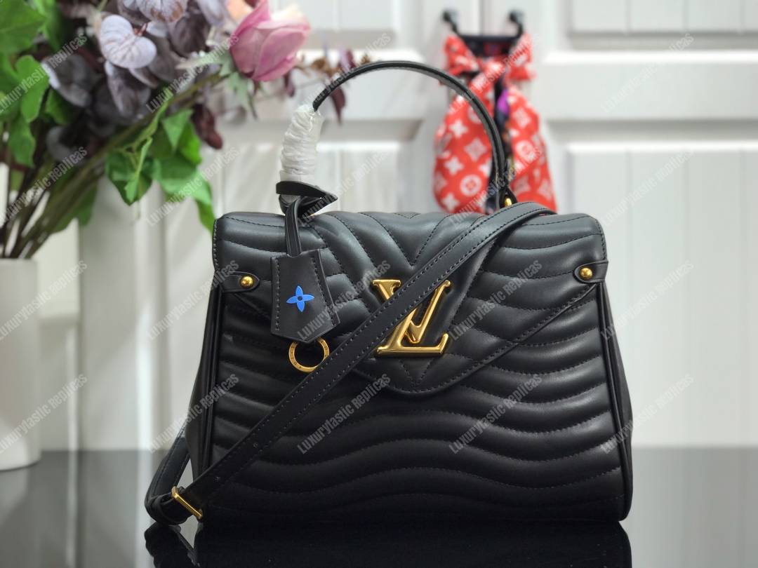 Louis Vuitton New Wave Top Wave Tophandle Handbag Noir Bags Valley