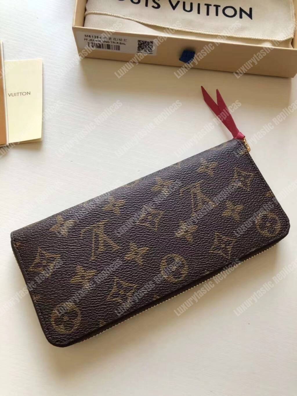 Louis Vuitton Clemence Wallet Monogram Freesia - Bags Valley