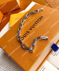 louis vuitton chain bracelet engraved monogram