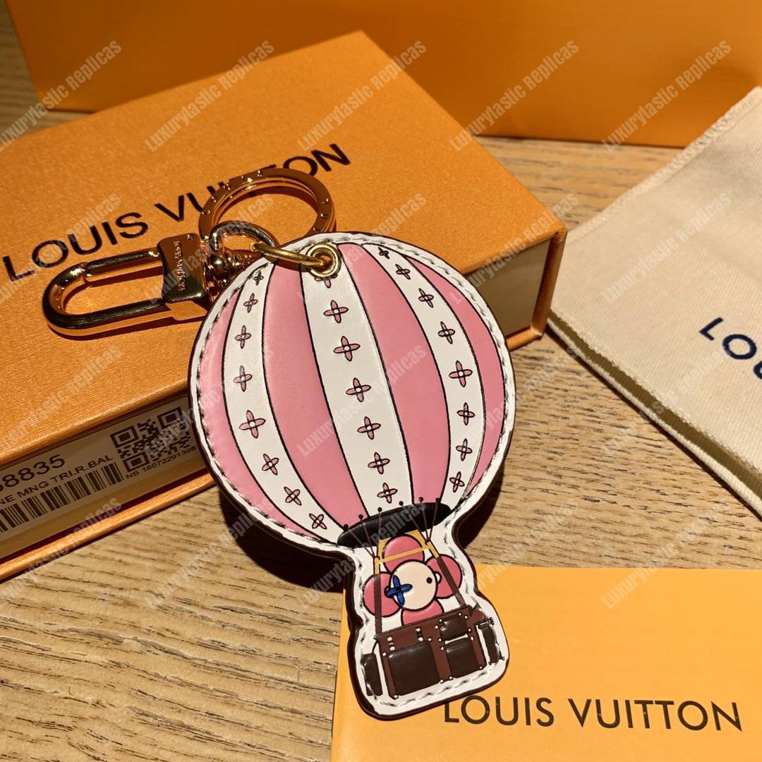 Louis Vuitton Vivienne Umbrella Xmas Bag Charm and Key Holder Wood and  Resin Brown 1868591