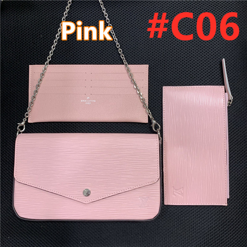 Louis Vuitton Bag Twist Epi Pink Leather 3D model
