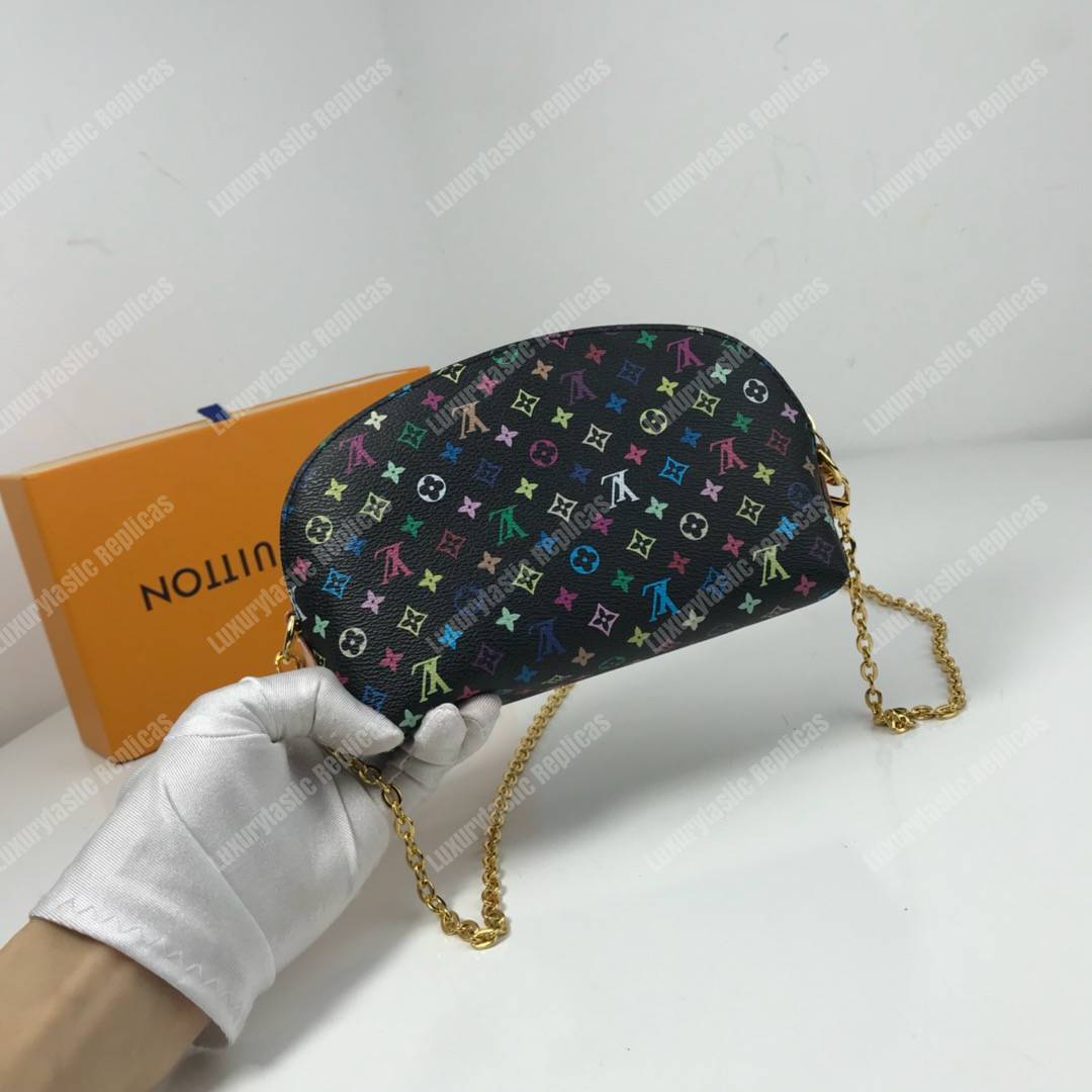 Louis Vuitton Multicolor Cosmetic Pouch GM Black - Bags Valley