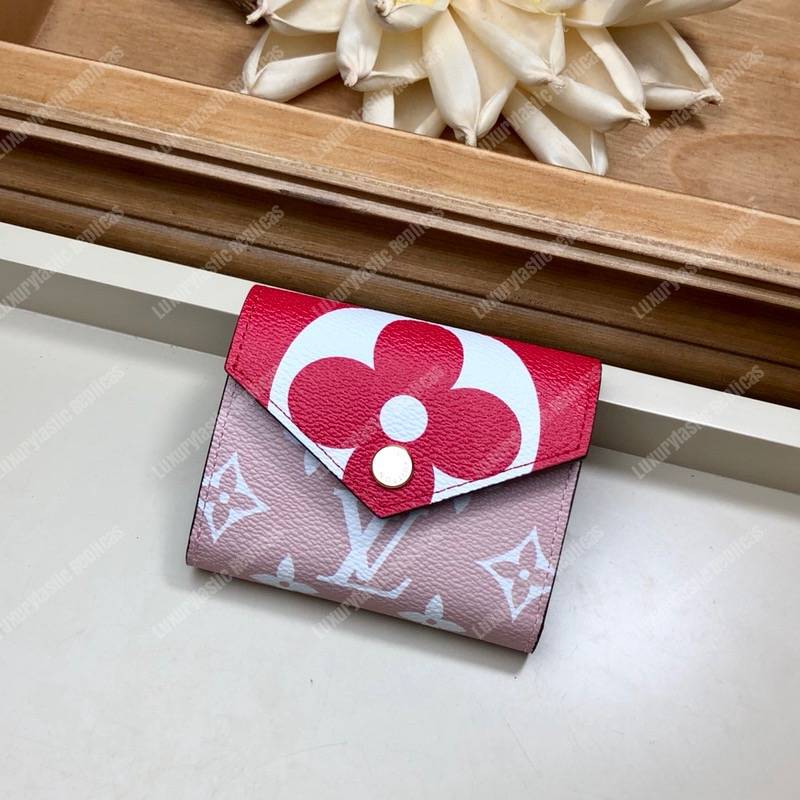 Louis Vuitton Summer 2019 Zoé Wallet Monogram Canvas Red/Pink - Bags Valley