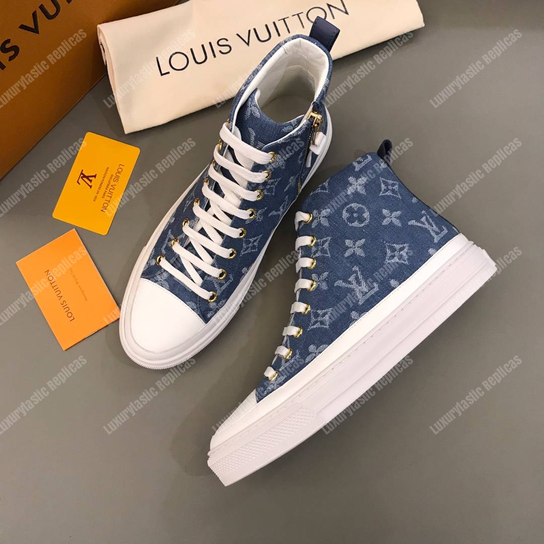 Louis Vuitton Stellar Sneaker Boot In Noir