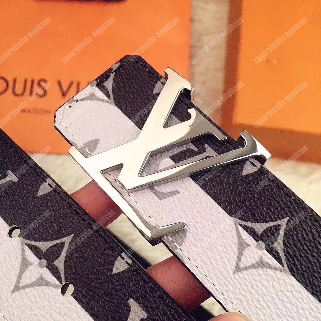 Louis Vuitton Belt Initiales Monogram Eclipse Split Outdoor 40mm