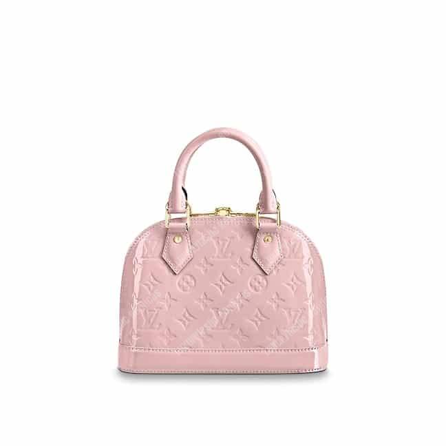 Louis Vuitton Pink Monogram Vernis Alma Bb
