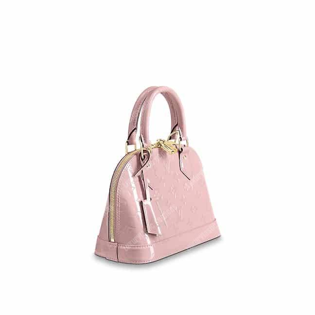 Louis Vuitton Monogram Vernis Alma BB Hand Bag Rose Ballerine - AWL1579