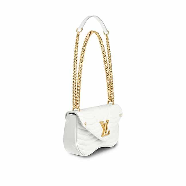 Louis Vuitton New Wave Chain Bag MM Wit - Bags Valley
