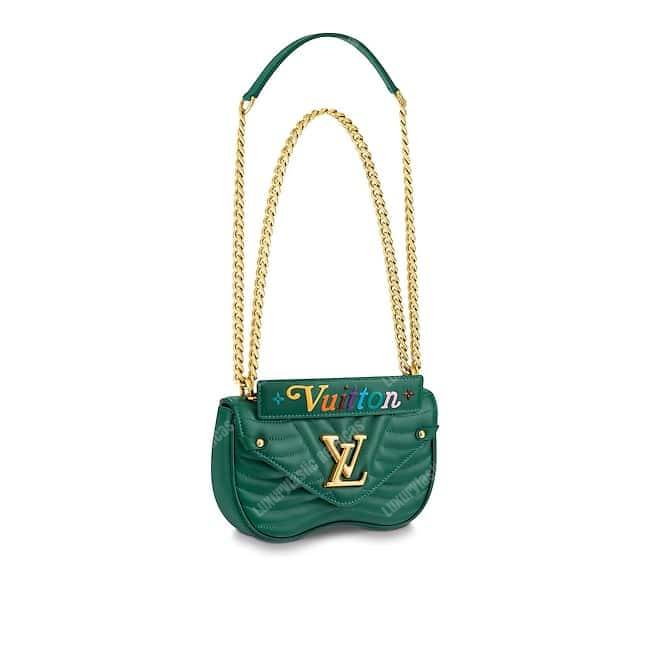 Louis Vuitton New Wave Chain Bag PM Green - Bags Valley