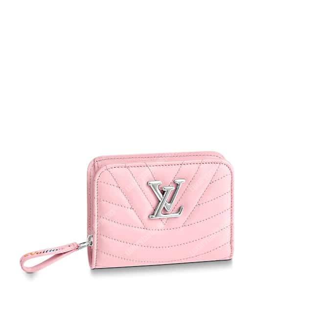 Louis Vuitton New Wave Zipped Compact Wallet Smoothie Pink - Bags Valley
