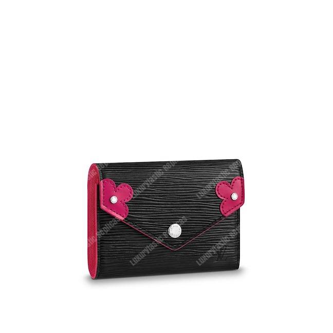 Louis Vuitton Victorine Wallet Epi Leather Black - Bags Valley