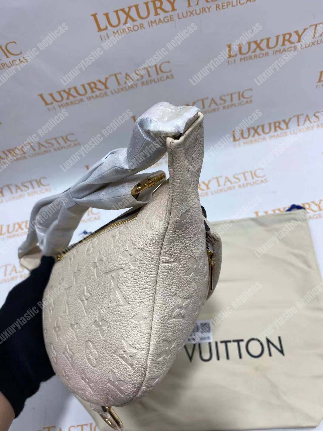 Louis Vuitton Monogram Empreinte Bumbag Creme Beige - Bags Valley