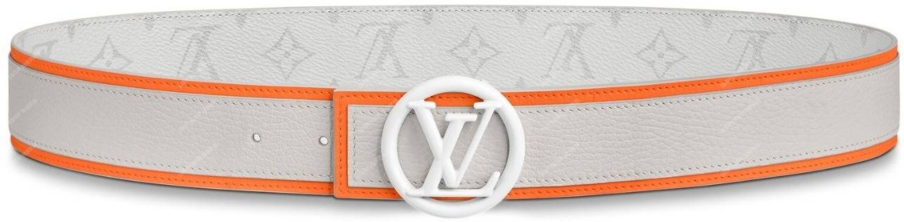 Louis Vuitton® LV Shadow 40MM Reversible Belt White. Size 85 Cm in 2023